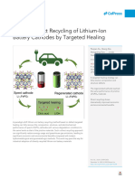 JOULE, Citric Acid Regenerate Spent LFP