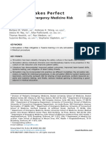 Practicemakesperfect: Simulation in Emergency Medicine Risk Management