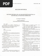 Hechos Destacados en La Historia de La Pediatría Dominicana