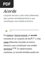 Acorde - Wikipedia, La En7ciclopedia Libre