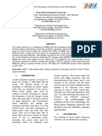 Three Phase Frequency Converter