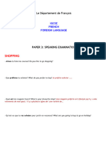 IGCSE Speaking - General Conversation - FR-EnG