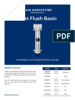 First Flush Basic Installation Guide