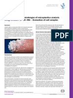 Markes International AN161 (Plastics) Microplastics in Salt Samples Using TD-GC-MS