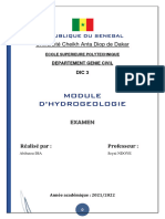 Abibatou DIA Examen Hydrogéologie