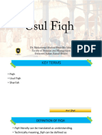 Usul Fiqh 1 - Shariah, Fiqh and Usul Fiqh