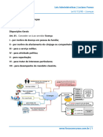 Lei 8.112/90 - Licenças: Leis Administrativas - Luciano Franco