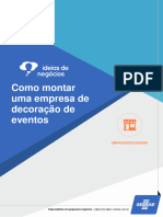 Como Montar Uma Empresa de Decoração de Eventos