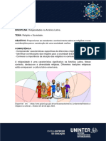 Atividade - Pratica RELIGIOSIDADES NA AMERICA LATINA