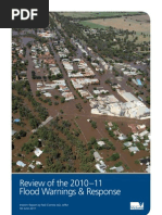 Review of The 2010 11 Flood Warnings and Reponse INTERIM REPORT