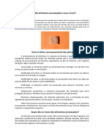 O Que São Alimentos Processados e Seus Riscos