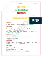 Edu301 Midterm Current File MCQ