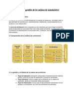 Apuntes Tema 1 - La Gestión de La Cadena de Suministros