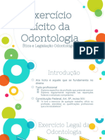 Aula 03 - Exercício Da Odontologia