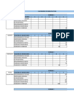 Calendario de Manufactura