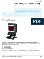 How To Configure A Honeywell Genesis 7580g Barcode Scanner