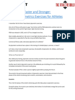 David Sautter Athletic Build Best Plyometrics Exercises For Athletes