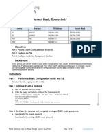 2.7.6 Packet Tracer Implement Basic Connectivity