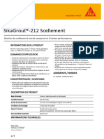 Sikagrout 212 Scellement