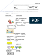 Soal Akhir Sumatif Bahasa Inggris Kelas