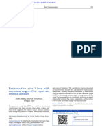 Perioperative Visual Loss With Non-Ocular Surgery