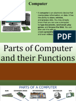 Parts of Computer and Their Functions