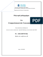 Cours Comportement Du Consommateur