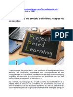 Cours de La Pedagogie Du Projet