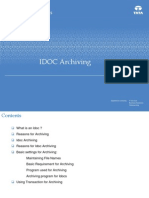 IDoc Archiving