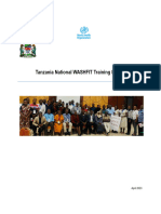 Tanzania WASH FIT Training Report