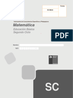 Ed. Básica Segundo Ciclo Matemática 2020