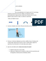 Ejercicios de Rehabilitación Vestibular Sesión 4 2023