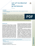 Management of Incidental Lung Nodules