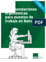 ACHS. Ergonomia en Banco