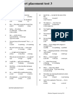 Pre Int Intermediate - PlacementTest