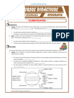 Climatología para Cuarto Grado de Secundaria