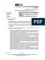 Órgano Resolutivo de Procedimientos Sumarísimos de Protección Al Consumidor de La Oficina Regional Del Indecopi Sede Lambayeque