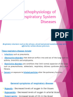 PHAR 233-Pathophysiology of Respiratory System Diseases