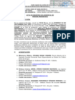 Acta de Audiencia de Prisión Preventiva