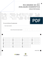 Rio Grande Do Sul Avaliação Diagnóstica: 3º Ano Do Ensino Fundamental