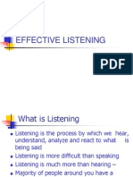 Effective Listening