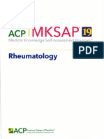 American College of Physicians - MKSAP 19 - Medical Knowledge Self-Assessment Program. Rheumatology-American College of Physicians (2021)