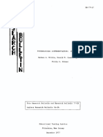 Ets Research Bulletin Series - December 1977 - Witkin - Psychological Differentiation Current Status