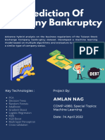 Prediction of Company Bankruptcy: Amlan Nag