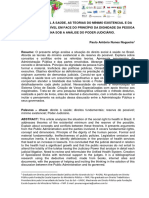 O Direito Social À Saúde, As Teorias Do Mínimo Existencial e Da Reserva Do Possível em Face Do Princípio Da Dignidade Da Pessoa Humana Sob A Análise Do Poder Judiciário