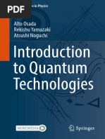 Introduction To Quantum Technologies