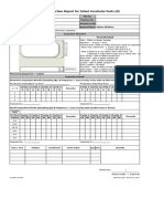 In-Process Inspection Report For Infant Incubator Parts