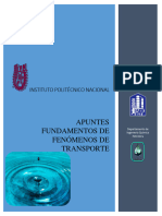 Apuntes Fundamentos de Fenómenos de Transporte