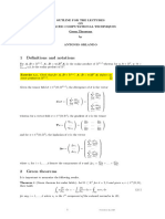 Green Theorems