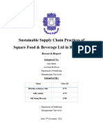 Sustainable Supply Chain Approaches of Square Food & Beverage in Bangladesh